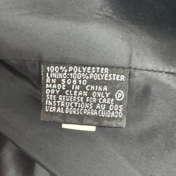 Kasper Two Piece Black Skirt Suit Set Formal Evening Satin Cocktail Party Sz 2P - Picture 13 of 14